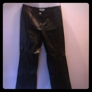 Boot cut Leather pants from Celine
